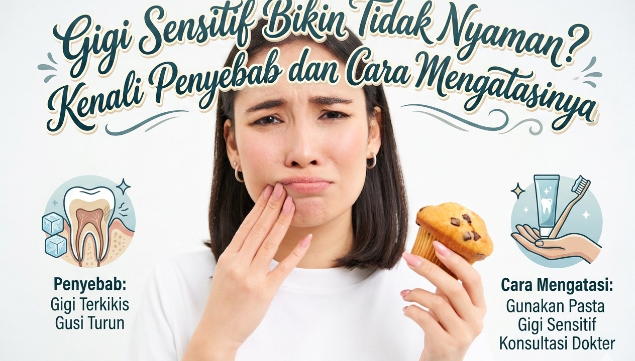 Gigi Sensitif Bikin Tidak Nyaman? Kenali Penyebab dan Cara Mengatasinya