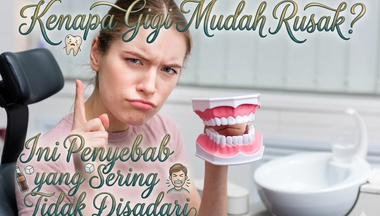 Kenapa Gigi Mudah Rusak? Ini Penyebab yang Sering Tidak Disadari