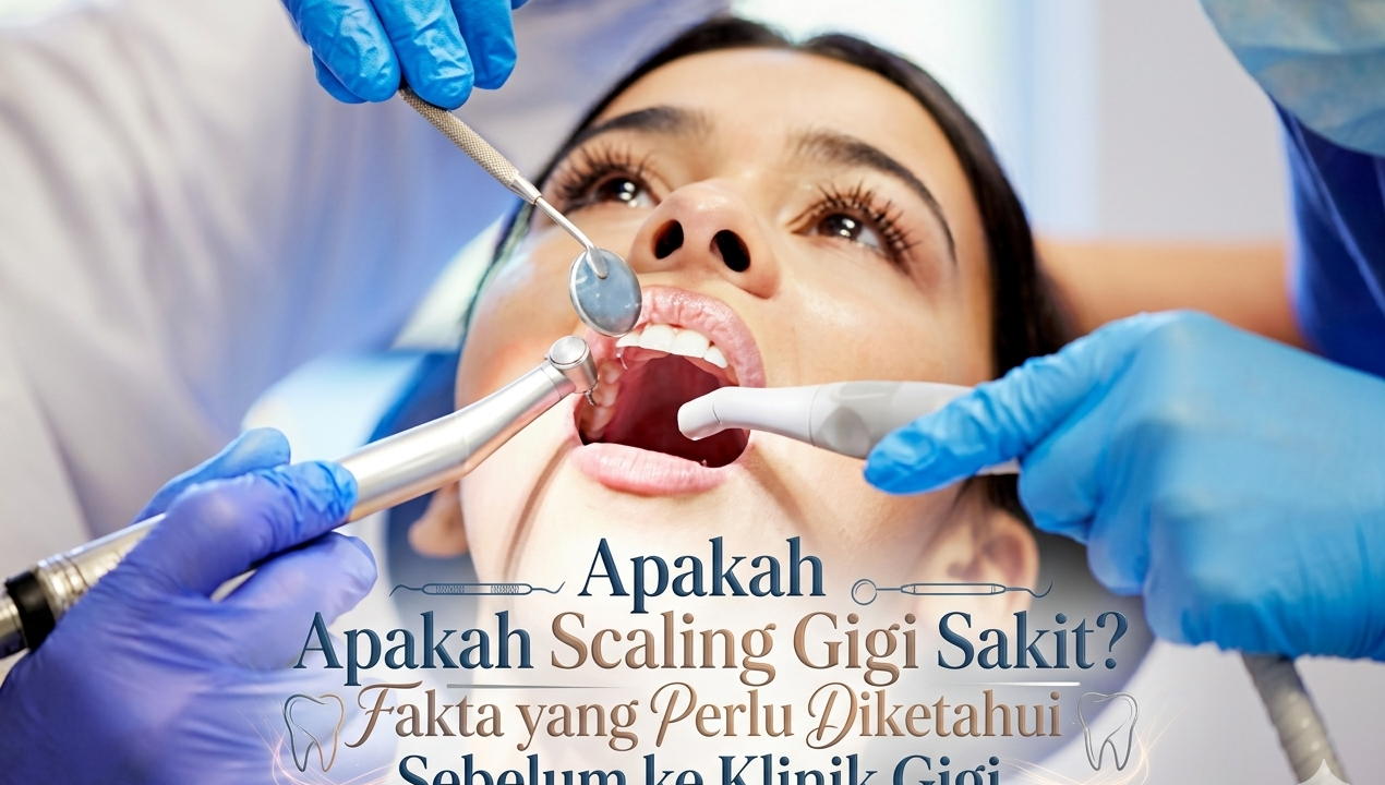 Apakah Scaling Gigi Sakit? Fakta yang Perlu Diketahui Sebelum ke Klinik Gigi