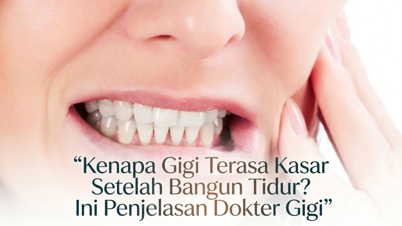 Kenapa Gigi Terasa Kasar Setelah Bangun Tidur? Ini Penjelasan Dokter Gigi