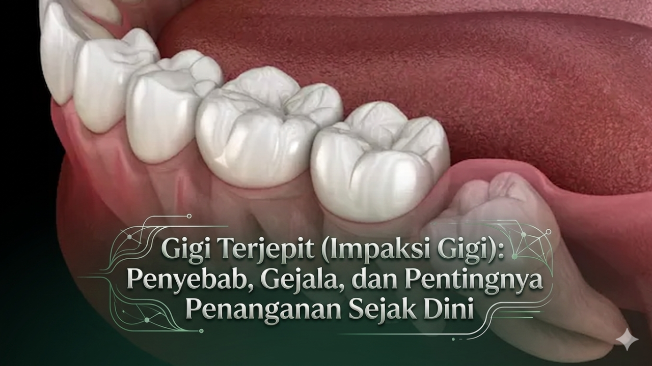 Gigi Terjepit (Impaksi Gigi): Penyebab, Gejala, dan Pentingnya Penanganan Sejak Dini