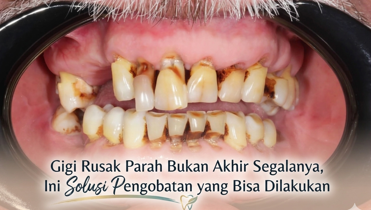 Gigi Rusak Parah Bukan Akhir Segalanya, Ini Solusi Pengobatan yang Bisa Dilakukan