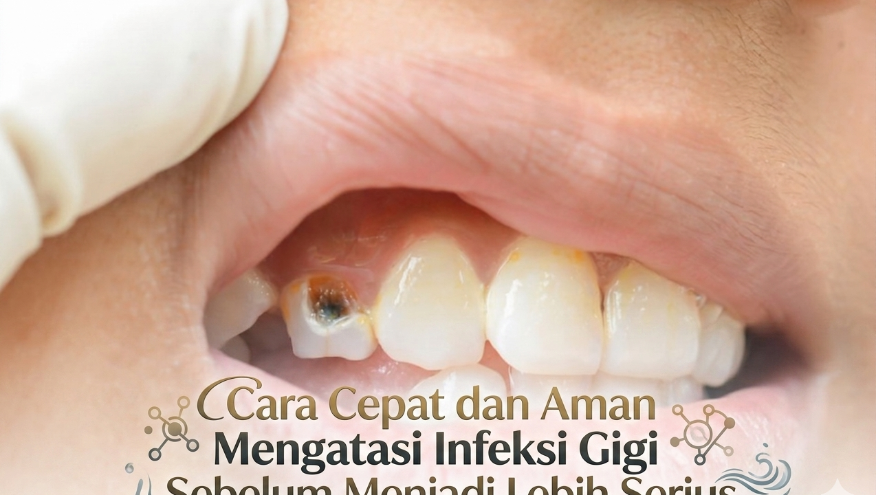 Cara Cepat dan Aman Mengatasi Infeksi Gigi Sebelum Menjadi Lebih Serius