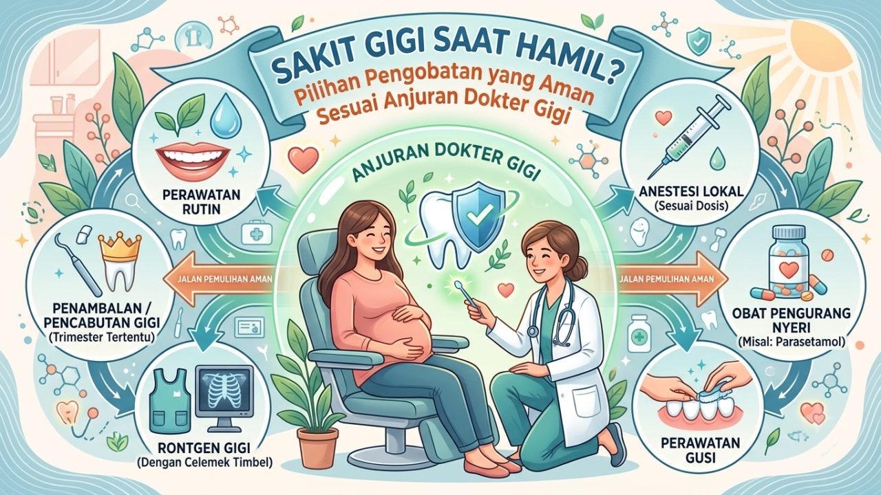 Sakit Gigi Saat Hamil? Pilihan Pengobatan yang Aman Sesuai Anjuran Dokter Gigi