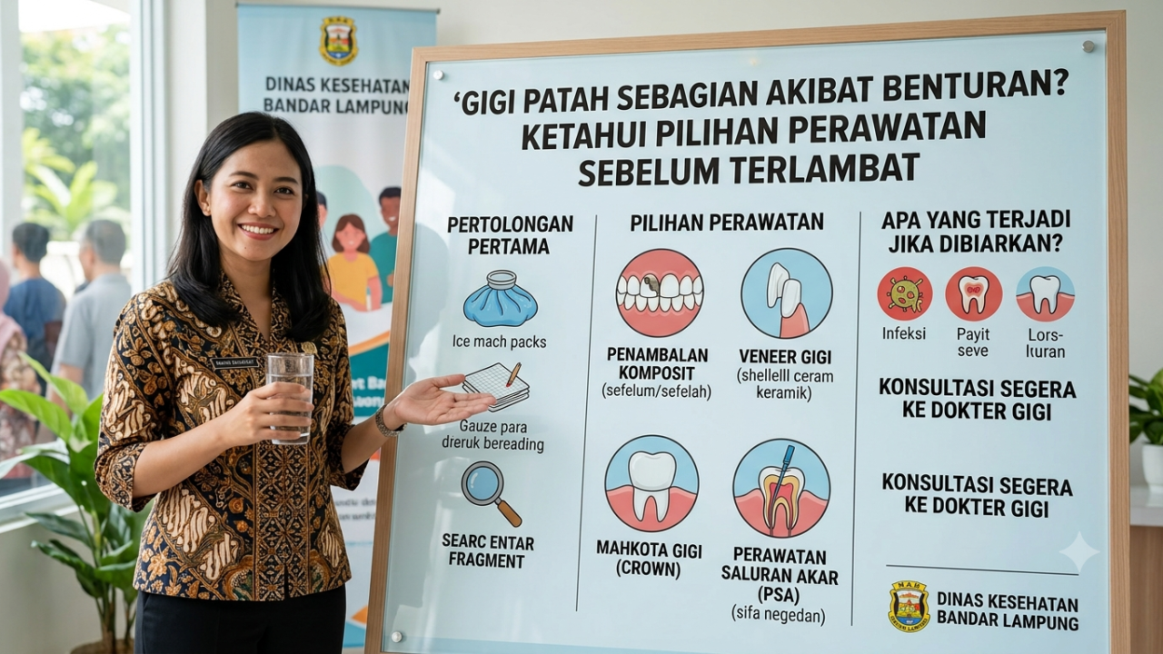 Gigi Patah Sebagian Akibat Benturan? Ketahui Pilihan Perawatan Sebelum Terlambat