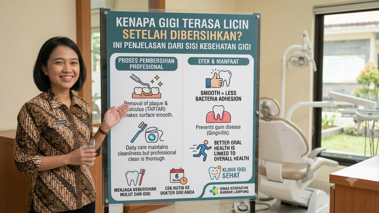 Kenapa Gigi Terasa Licin Setelah Dibersihkan? Ini Penjelasan dari Sisi Kesehatan Gigi