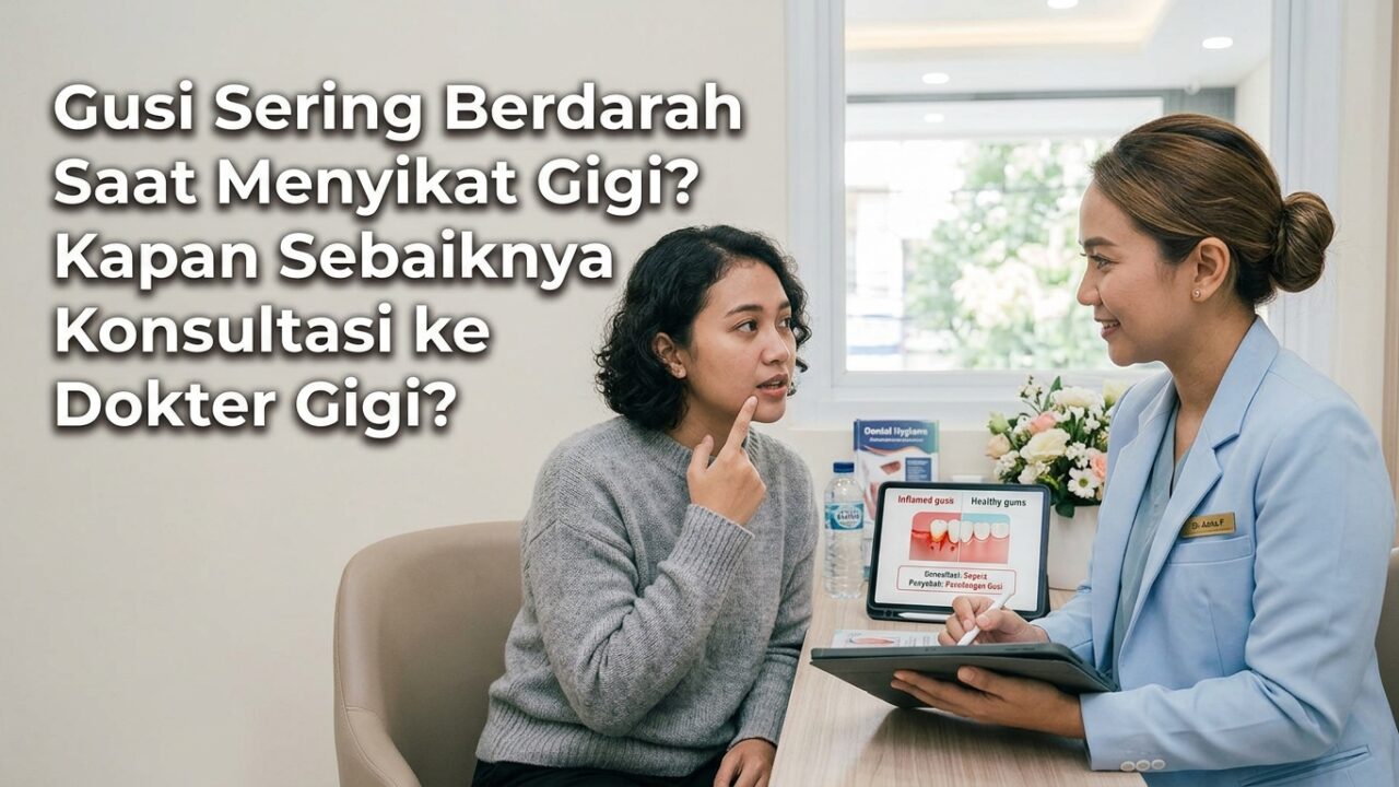 Gusi Sering Berdarah Saat Menyikat Gigi? Kapan Sebaiknya Konsultasi ke Dokter Gigi?