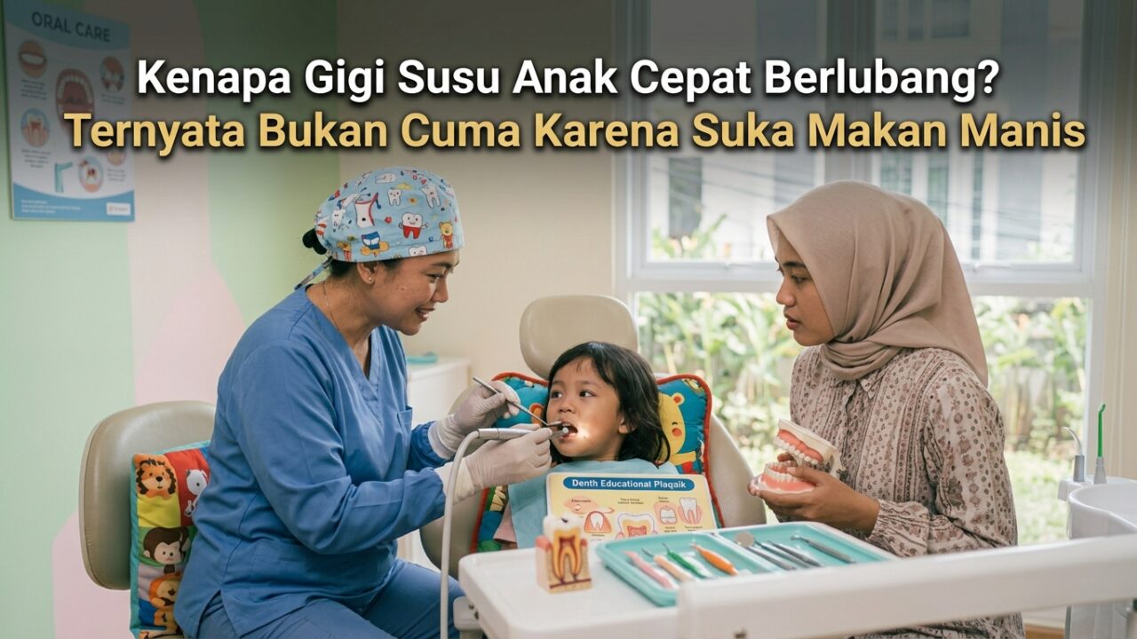 Kenapa Gigi Susu Anak Cepat Berlubang? Ternyata Bukan Cuma Karena Suka Makan Manis