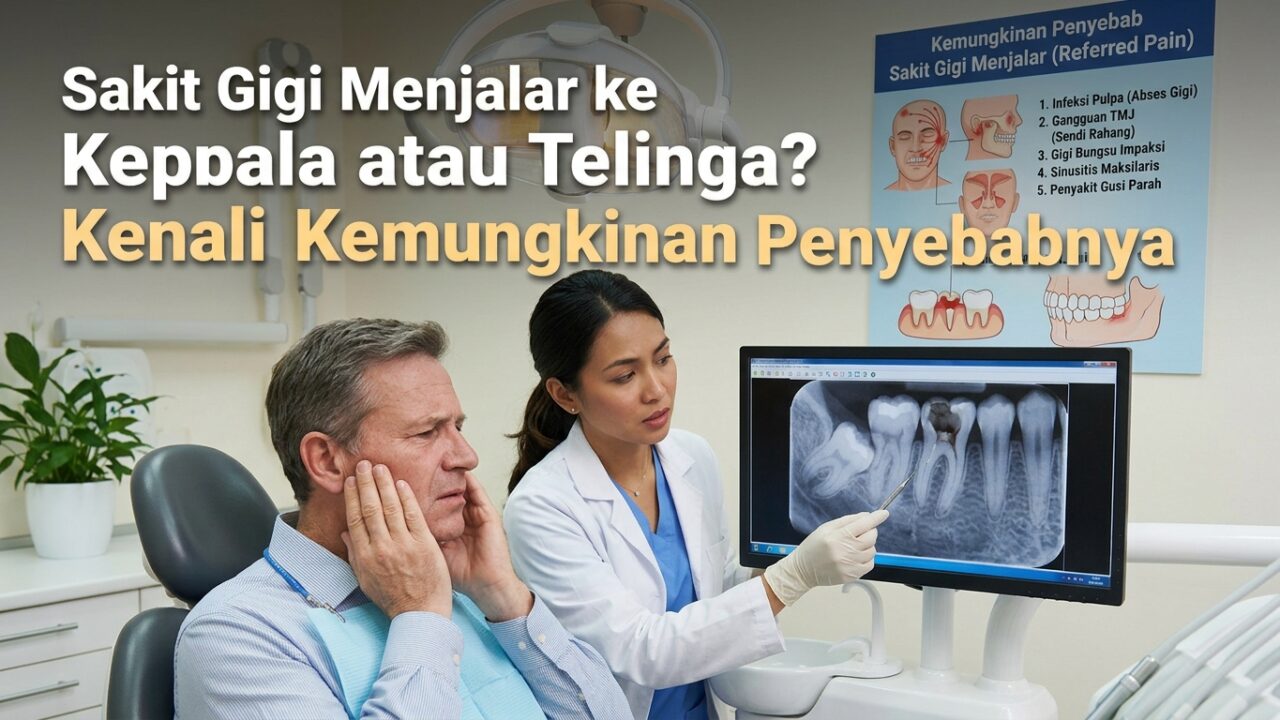 Sakit Gigi Menjalar ke Kepala atau Telinga? Kenali Kemungkinan Penyebabnya