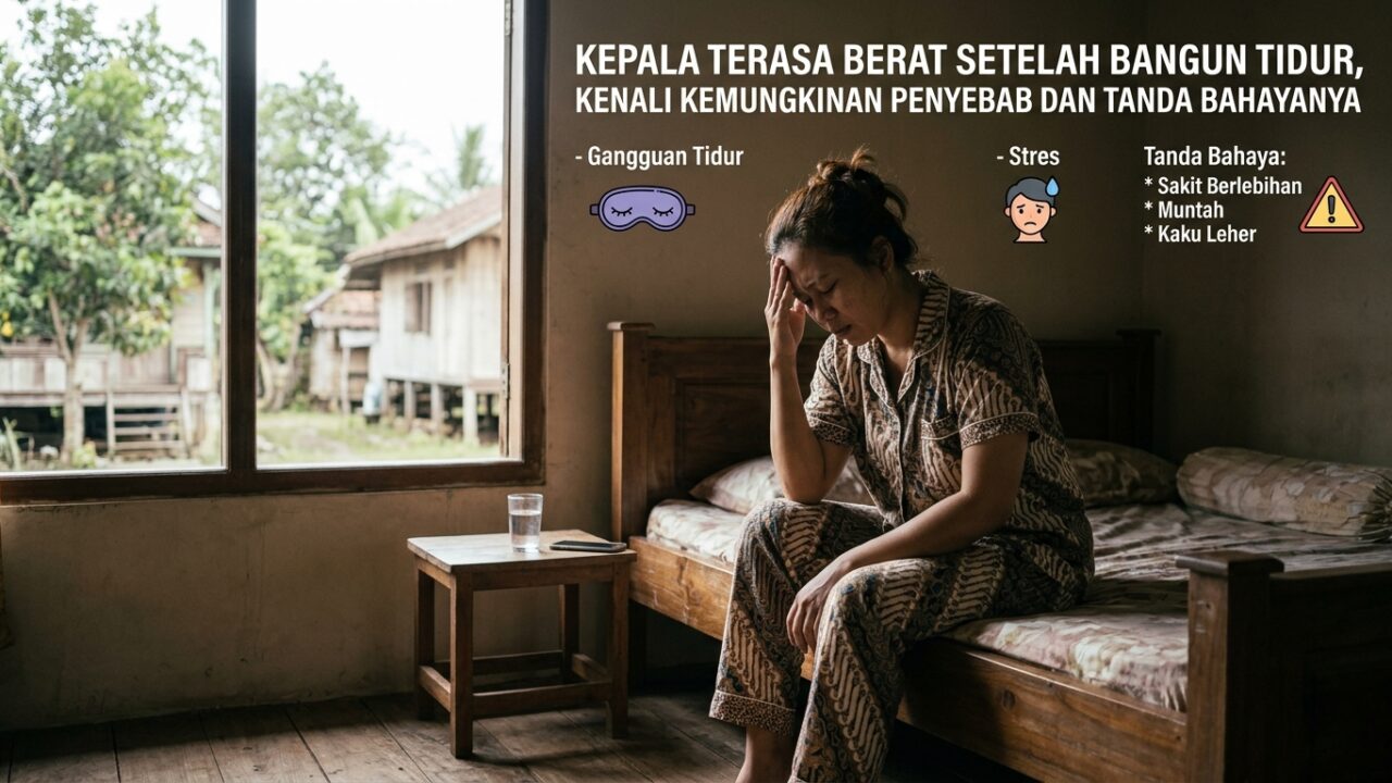 Kepala Terasa Berat Setelah Bangun Tidur, Kenali Kemungkinan Penyebab dan Tanda Bahayanya