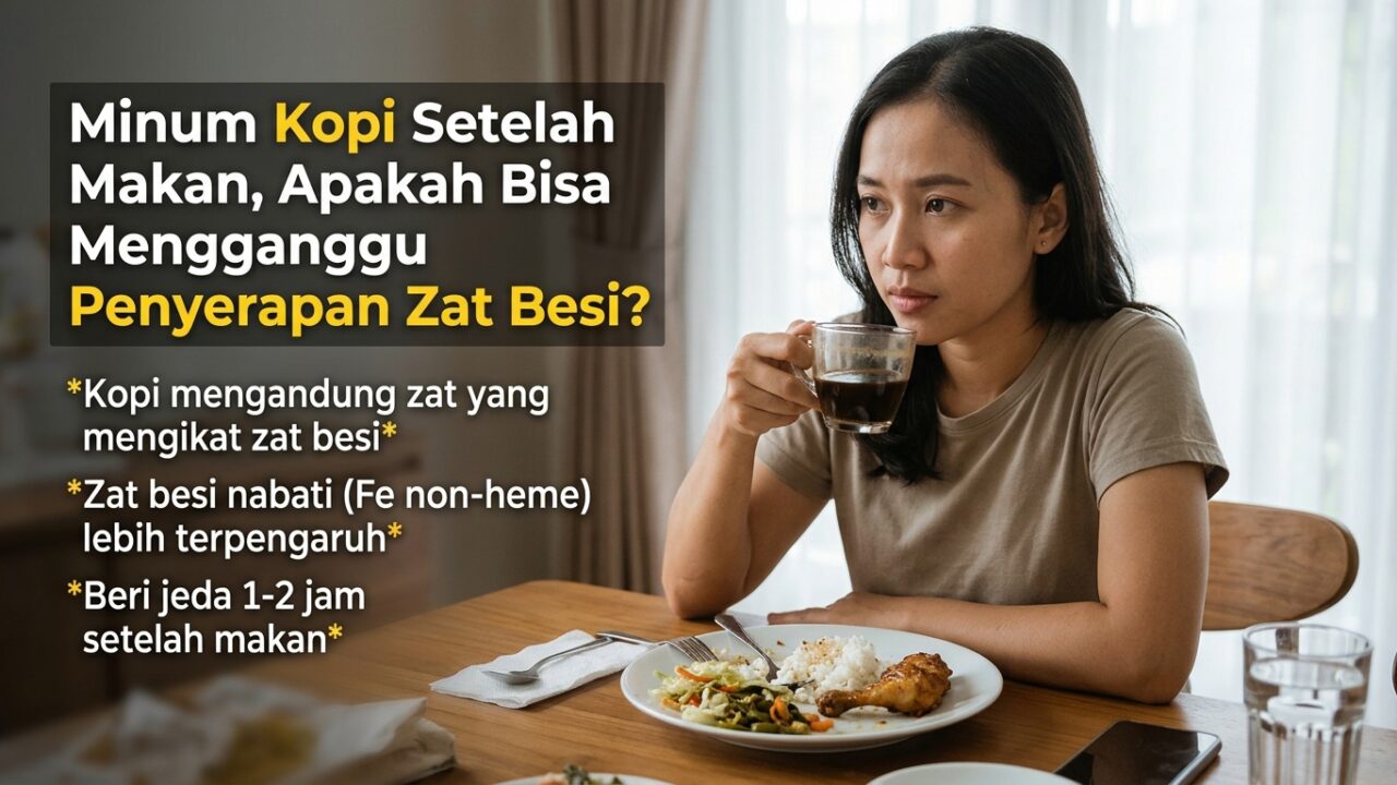 Minum Kopi Setelah Makan, Apakah Bisa Mengganggu Penyerapan Zat Besi?