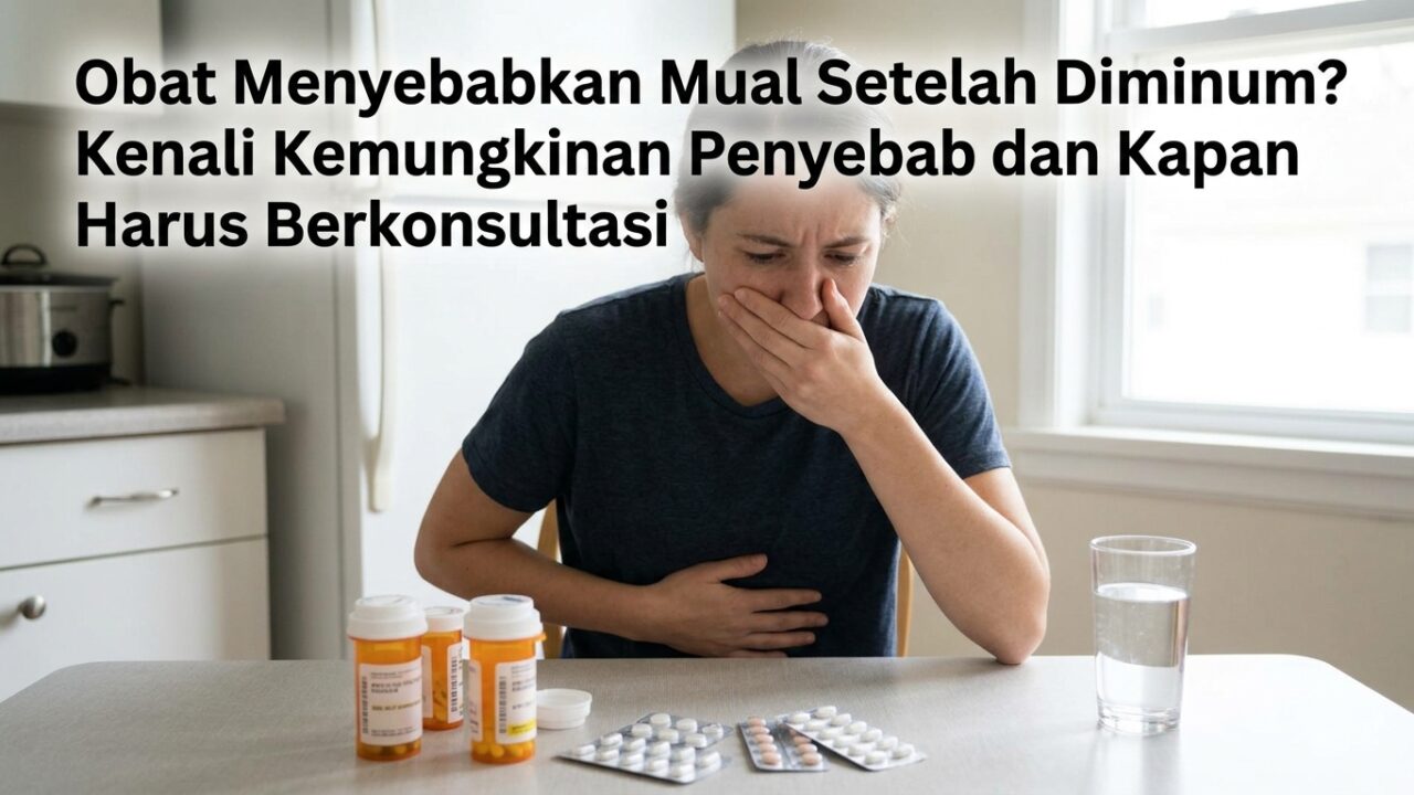 Obat Menyebabkan Mual Setelah Diminum? Kenali Kemungkinan Penyebab dan Kapan Harus Berkonsultasi