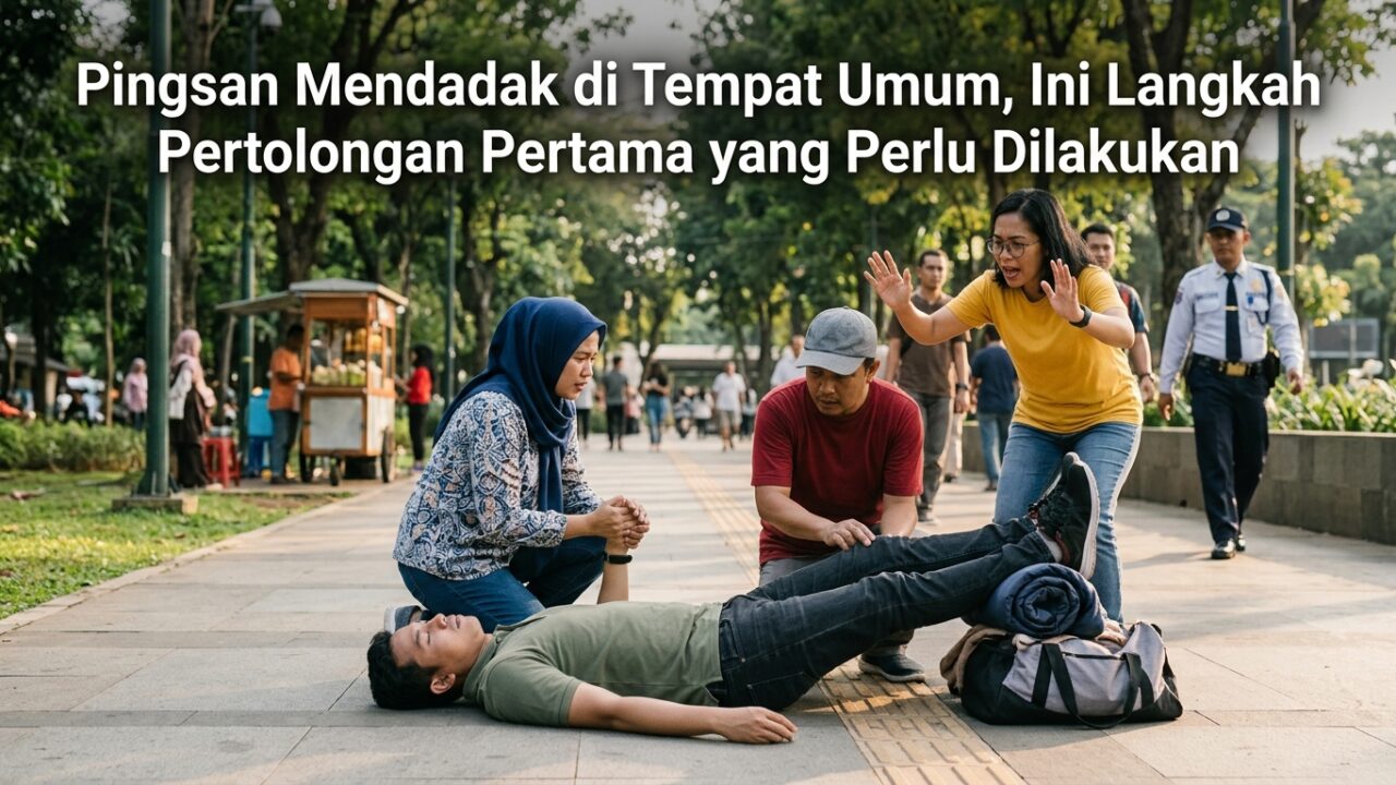 Pingsan Mendadak di Tempat Umum, Ini Langkah Pertolongan Pertama yang Perlu Dilakukan