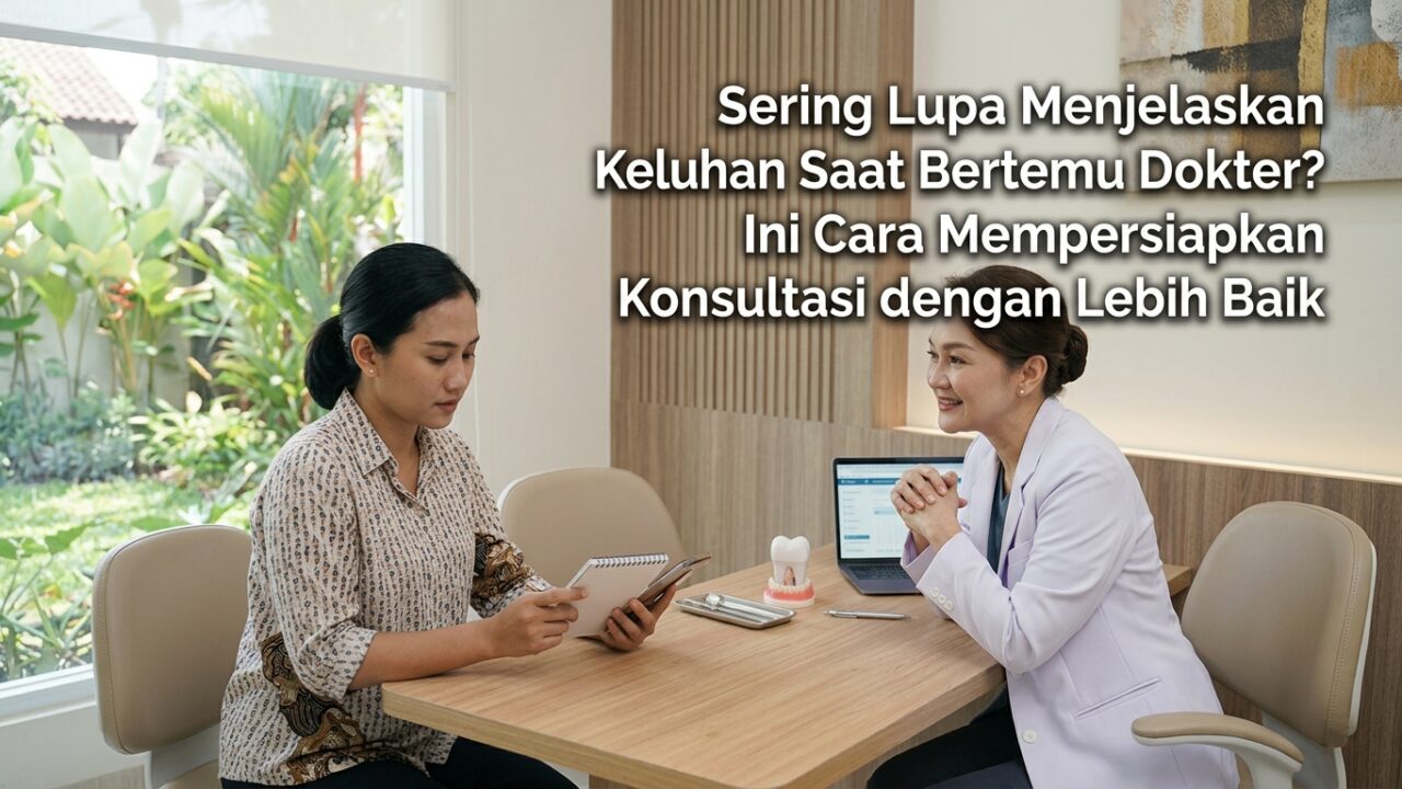 Sering Lupa Menjelaskan Keluhan Saat Bertemu Dokter? Ini Cara Mempersiapkan Konsultasi dengan Lebih Baik